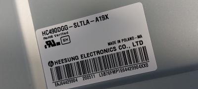 лед диоди дисплей HC490DGG-SLTLA-A19X от телевизор LG модел 49UM7050PLF